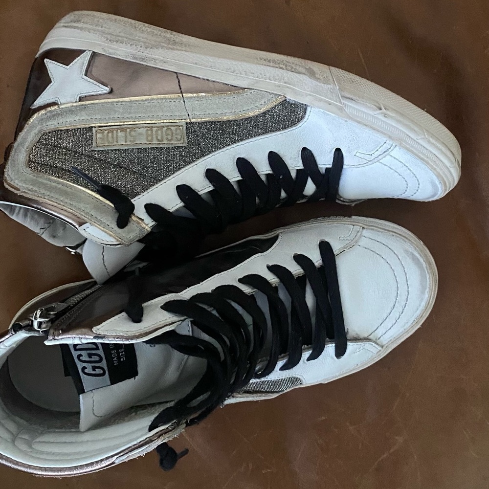 golden goose slide sneaker